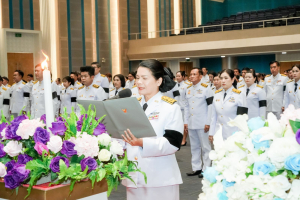 อธิการบดี มรภ.เทพสตรี นำคณะผู้บริหาร คณาจารย์ บุคลากร นักเรียน นักศึกษา ร่วมพิธีถวายพระพรชัยมงคล เนื่องในโอกาสวันเฉลิมพระชนมพรรษา สมเด็จพระนางเจ้าฯ พระบรมราชินี