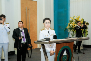 อธิการบดี มรภ.เทพสตรี นำคณะผู้บริหาร คณาจารย์ บุคลากร นักเรียน นักศึกษา ร่วมพิธีถวายพระพรชัยมงคล เนื่องในโอกาสวันเฉลิมพระชนมพรรษา สมเด็จพระนางเจ้าฯ พระบรมราชินี