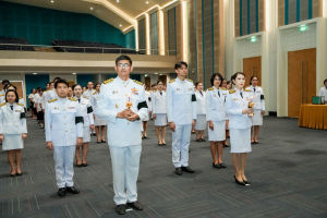 อธิการบดี มรภ.เทพสตรี นำคณะผู้บริหาร คณาจารย์ บุคลากร นักเรียน นักศึกษา ร่วมพิธีถวายพระพรชัยมงคล เนื่องในโอกาสวันเฉลิมพระชนมพรรษา สมเด็จพระนางเจ้าฯ พระบรมราชินี