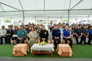 มรภ.เทพสตรี ร่วมพิธีเปิดงานตลาดนัดเกษตรกรสัญจร (Farmer Market) จ.ลพบุรี ครั้งที่ 2