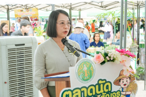 มรภ.เทพสตรี ร่วมพิธีเปิดงานตลาดนัดเกษตรกรสัญจร (Farmer Market) จ.ลพบุรี ครั้งที่ 2