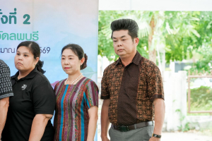 มรภ.เทพสตรี ร่วมพิธีเปิดงานตลาดนัดเกษตรกรสัญจร (Farmer Market) จ.ลพบุรี ครั้งที่ 2