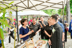 มรภ.เทพสตรี ร่วมพิธีเปิดงานตลาดนัดเกษตรกรสัญจร (Farmer Market) จ.ลพบุรี ครั้งที่ 2