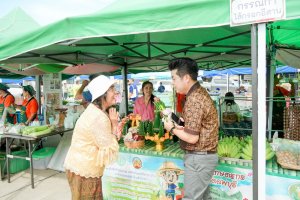 มรภ.เทพสตรี ร่วมพิธีเปิดงานตลาดนัดเกษตรกรสัญจร (Farmer Market) จ.ลพบุรี ครั้งที่ 2
