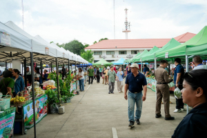 มรภ.เทพสตรี ร่วมพิธีเปิดงานตลาดนัดเกษตรกรสัญจร (Farmer Market) จ.ลพบุรี ครั้งที่ 2