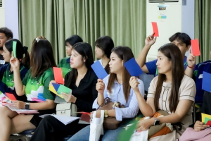 คณะวิทยาการจัดการ มรภ.เทพสตรี จัดปฐมนิเทศนักศึกษาใหม่ภาคพิเศษ พร้อมจัดกิจกรรมสานสัมพันธ์ ร่วมใจน้องพี่ Management ประจำปีการศึกษา 2568
