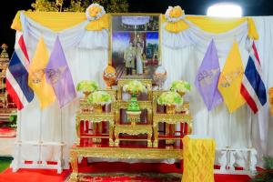 มรภ.เทพสตรี ร่วมพิธีเชิญพุ่มดอกบัวประดิษฐ์ไปถวายสักการะพระศรีมหาโพธิทศมราชบพิตรประจำจังหวัดลพบุรี และร่วมพิธีเดินประทักษิณรอบพระศรีมหาโพธิทศมราชบพิตร เนื่องในวันวิสาขบูชา ประจำปีพุทธศักราช 2569