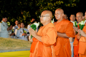 มรภ.เทพสตรี ร่วมพิธีเชิญพุ่มดอกบัวประดิษฐ์ไปถวายสักการะพระศรีมหาโพธิทศมราชบพิตรประจำจังหวัดลพบุรี และร่วมพิธีเดินประทักษิณรอบพระศรีมหาโพธิทศมราชบพิตร เนื่องในวันวิสาขบูชา ประจำปีพุทธศักราช 2569