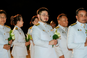 มรภ.เทพสตรี ร่วมพิธีเชิญพุ่มดอกบัวประดิษฐ์ไปถวายสักการะพระศรีมหาโพธิทศมราชบพิตรประจำจังหวัดลพบุรี และร่วมพิธีเดินประทักษิณรอบพระศรีมหาโพธิทศมราชบพิตร เนื่องในวันวิสาขบูชา ประจำปีพุทธศักราช 2569