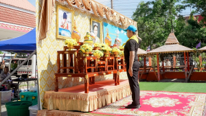 มรภ.เทพสตรี ร่วมกิจกรรมจิตอาสาพัฒนาเนื่องในโอกาสพระราชพิธีมหามงคลเฉลิมพระชนมพรรษา 4 รอบ สมเด็จพระนางเจ้าฯ พระบรมราชินี