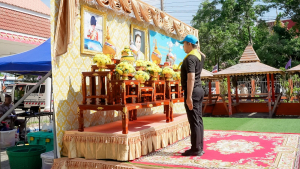 มรภ.เทพสตรี ร่วมกิจกรรมจิตอาสาพัฒนาเนื่องในโอกาสพระราชพิธีมหามงคลเฉลิมพระชนมพรรษา 4 รอบ สมเด็จพระนางเจ้าฯ พระบรมราชินี