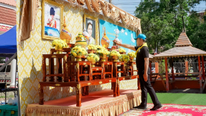 มรภ.เทพสตรี ร่วมกิจกรรมจิตอาสาพัฒนาเนื่องในโอกาสพระราชพิธีมหามงคลเฉลิมพระชนมพรรษา 4 รอบ สมเด็จพระนางเจ้าฯ พระบรมราชินี
