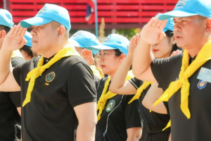 มรภ.เทพสตรี ร่วมกิจกรรมจิตอาสาพัฒนาเนื่องในโอกาสพระราชพิธีมหามงคลเฉลิมพระชนมพรรษา 4 รอบ สมเด็จพระนางเจ้าฯ พระบรมราชินี