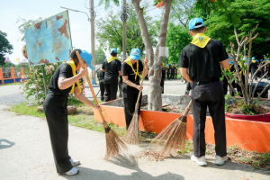 มรภ.เทพสตรี ร่วมกิจกรรมจิตอาสาพัฒนาเนื่องในโอกาสพระราชพิธีมหามงคลเฉลิมพระชนมพรรษา 4 รอบ สมเด็จพระนางเจ้าฯ พระบรมราชินี