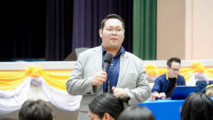 กองพัฒนานักศึกษา สนอ. มรภ.เทพสตรี จัดโครงการติดอาวุธทางปัญญาพัฒนา Soft Skills นักศึกษา ด้วยกระบวนการวิศวกรสังคม ประจำปีงบประมาณ พ.ศ. 2569 ครั้งที่ 1