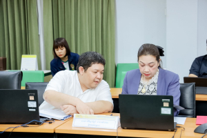งานมาตรฐานและประกันคุณภาพการศึกษา กองนโยบายและแผน สนอ. มรภ.เทพสตรี จัดตรวจประเมินคุณภาพการศึกษาภายใน ระดับหลักสูตร ตามเกณฑ์ AUN-QA ประจำปีการศึกษา 2568