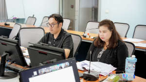งานมาตรฐานและประกันคุณภาพการศึกษา กองนโยบายและแผน สนอ. มรภ.เทพสตรี จัดตรวจประเมินคุณภาพการศึกษาภายใน ระดับหลักสูตร ตามเกณฑ์ AUN-QA ประจำปีการศึกษา 2568