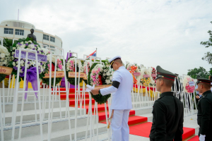มรภ.เทพสตรี ร่วมพิธีวางพวงมาลาถวายราชสักการะวันคล้ายวันสวรรคต พระบาทสมเด็จพระปรเมนทรมหาอานันทมหิดล พระอัฐมรามาธิบดินทร