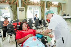 มรภ.เทพสตรี ร่วมกับ ภาคบริการโลหิตแห่งชาติที่ 2 จัดกิจกรรมบริจาคโลหิต ถวายเป็นพระราชกุศลแด่ สมเด็จพระนางเจ้าฯ พระบรมราชินี