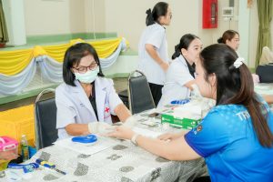 มรภ.เทพสตรี ร่วมกับ ภาคบริการโลหิตแห่งชาติที่ 2 จัดกิจกรรมบริจาคโลหิต ถวายเป็นพระราชกุศลแด่ สมเด็จพระนางเจ้าฯ พระบรมราชินี
