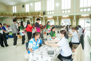 มรภ.เทพสตรี ร่วมกับ ภาคบริการโลหิตแห่งชาติที่ 2 จัดกิจกรรมบริจาคโลหิต ถวายเป็นพระราชกุศลแด่ สมเด็จพระนางเจ้าฯ พระบรมราชินี