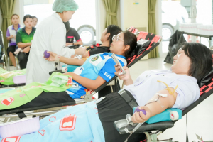 มรภ.เทพสตรี ร่วมกับ ภาคบริการโลหิตแห่งชาติที่ 2 จัดกิจกรรมบริจาคโลหิต ถวายเป็นพระราชกุศลแด่ สมเด็จพระนางเจ้าฯ พระบรมราชินี