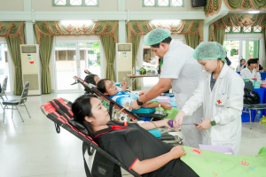 มรภ.เทพสตรี ร่วมกับ ภาคบริการโลหิตแห่งชาติที่ 2 จัดกิจกรรมบริจาคโลหิต ถวายเป็นพระราชกุศลแด่ สมเด็จพระนางเจ้าฯ พระบรมราชินี