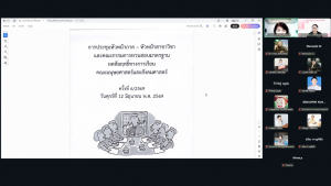 การประชุมหัวหน้าภาค-หัวหน้าสาขาวิชา และ คกก.ทวนสอบมาตรฐานฯ คณะมนุษยศาสตร์ฯ มรภ.เทพสตรี ครั้งที่ 6/2569