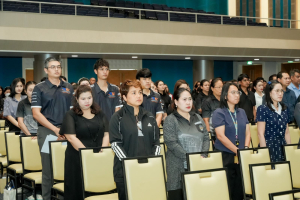 มรภ.เทพสตรี จัดประชุมใหญ่บุคลากร ประจำภาคการศึกษาที่ 1 ปีการศึกษา 2569 ร่วมน้อมถวายความอาลัย สมเด็จพระเจ้าลูกเธอ เจ้าฟ้าพัชรกิตติยาภาฯ และมอบรางวัลเชิดชูเกียรติบุคลากร