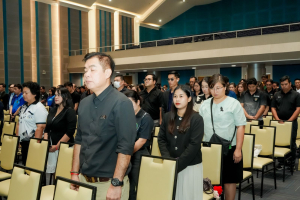 มรภ.เทพสตรี จัดประชุมใหญ่บุคลากร ประจำภาคการศึกษาที่ 1 ปีการศึกษา 2569 ร่วมน้อมถวายความอาลัย สมเด็จพระเจ้าลูกเธอ เจ้าฟ้าพัชรกิตติยาภาฯ และมอบรางวัลเชิดชูเกียรติบุคลากร