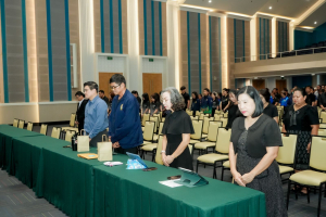 มรภ.เทพสตรี จัดประชุมใหญ่บุคลากร ประจำภาคการศึกษาที่ 1 ปีการศึกษา 2569 ร่วมน้อมถวายความอาลัย สมเด็จพระเจ้าลูกเธอ เจ้าฟ้าพัชรกิตติยาภาฯ และมอบรางวัลเชิดชูเกียรติบุคลากร