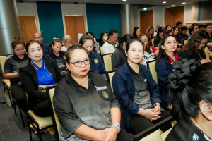 มรภ.เทพสตรี จัดประชุมใหญ่บุคลากร ประจำภาคการศึกษาที่ 1 ปีการศึกษา 2569 ร่วมน้อมถวายความอาลัย สมเด็จพระเจ้าลูกเธอ เจ้าฟ้าพัชรกิตติยาภาฯ และมอบรางวัลเชิดชูเกียรติบุคลากร