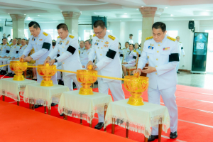 มรภ.เทพสตรี ร่วมพิธีถวายน้ำสรงพระศพเบื้องหน้าพระรูป สมเด็จพระเจ้าลูกเธอ เจ้าฟ้าพัชรกิติยาภาฯ น้อมรำลึกในพระกรุณาธิคุณ