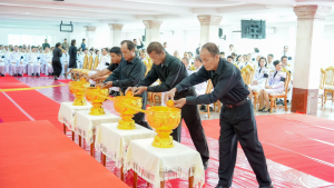 มรภ.เทพสตรี ร่วมพิธีถวายน้ำสรงพระศพเบื้องหน้าพระรูป สมเด็จพระเจ้าลูกเธอ เจ้าฟ้าพัชรกิติยาภาฯ น้อมรำลึกในพระกรุณาธิคุณ