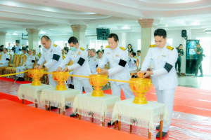 มรภ.เทพสตรี ร่วมพิธีถวายน้ำสรงพระศพเบื้องหน้าพระรูป สมเด็จพระเจ้าลูกเธอ เจ้าฟ้าพัชรกิติยาภาฯ น้อมรำลึกในพระกรุณาธิคุณ