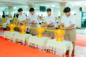 มรภ.เทพสตรี ร่วมพิธีถวายน้ำสรงพระศพเบื้องหน้าพระรูป สมเด็จพระเจ้าลูกเธอ เจ้าฟ้าพัชรกิติยาภาฯ น้อมรำลึกในพระกรุณาธิคุณ