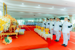 มรภ.เทพสตรี ร่วมพิธีถวายน้ำสรงพระศพเบื้องหน้าพระรูป สมเด็จพระเจ้าลูกเธอ เจ้าฟ้าพัชรกิติยาภาฯ น้อมรำลึกในพระกรุณาธิคุณ
