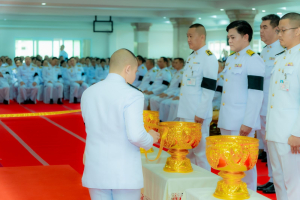 มรภ.เทพสตรี ร่วมพิธีถวายน้ำสรงพระศพเบื้องหน้าพระรูป สมเด็จพระเจ้าลูกเธอ เจ้าฟ้าพัชรกิติยาภาฯ น้อมรำลึกในพระกรุณาธิคุณ