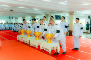 มรภ.เทพสตรี ร่วมพิธีถวายน้ำสรงพระศพเบื้องหน้าพระรูป สมเด็จพระเจ้าลูกเธอ เจ้าฟ้าพัชรกิติยาภาฯ น้อมรำลึกในพระกรุณาธิคุณ