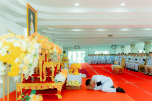 มรภ.เทพสตรี ร่วมพิธีถวายน้ำสรงพระศพเบื้องหน้าพระรูป สมเด็จพระเจ้าลูกเธอ เจ้าฟ้าพัชรกิติยาภาฯ น้อมรำลึกในพระกรุณาธิคุณ