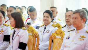 มรภ.เทพสตรี ร่วมพิธีถวายน้ำสรงพระศพเบื้องหน้าพระรูป สมเด็จพระเจ้าลูกเธอ เจ้าฟ้าพัชรกิติยาภาฯ น้อมรำลึกในพระกรุณาธิคุณ