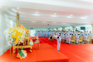 มรภ.เทพสตรี ร่วมพิธีถวายน้ำสรงพระศพเบื้องหน้าพระรูป สมเด็จพระเจ้าลูกเธอ เจ้าฟ้าพัชรกิติยาภาฯ น้อมรำลึกในพระกรุณาธิคุณ