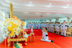 มรภ.เทพสตรี ร่วมพิธีถวายน้ำสรงพระศพเบื้องหน้าพระรูป สมเด็จพระเจ้าลูกเธอ เจ้าฟ้าพัชรกิติยาภาฯ น้อมรำลึกในพระกรุณาธิคุณ