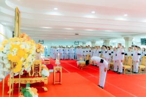 มรภ.เทพสตรี ร่วมพิธีถวายน้ำสรงพระศพเบื้องหน้าพระรูป สมเด็จพระเจ้าลูกเธอ เจ้าฟ้าพัชรกิติยาภาฯ น้อมรำลึกในพระกรุณาธิคุณ