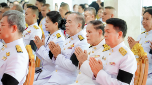 มรภ.เทพสตรี ร่วมพิธีถวายน้ำสรงพระศพเบื้องหน้าพระรูป สมเด็จพระเจ้าลูกเธอ เจ้าฟ้าพัชรกิติยาภาฯ น้อมรำลึกในพระกรุณาธิคุณ