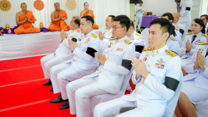 มรภ.เทพสตรี ร่วมพิธีถวายน้ำสรงพระศพเบื้องหน้าพระรูป สมเด็จพระเจ้าลูกเธอ เจ้าฟ้าพัชรกิติยาภาฯ น้อมรำลึกในพระกรุณาธิคุณ