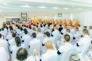 มรภ.เทพสตรี ร่วมพิธีถวายน้ำสรงพระศพเบื้องหน้าพระรูป สมเด็จพระเจ้าลูกเธอ เจ้าฟ้าพัชรกิติยาภาฯ น้อมรำลึกในพระกรุณาธิคุณ