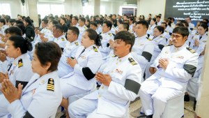 มรภ.เทพสตรี ร่วมพิธีถวายน้ำสรงพระศพเบื้องหน้าพระรูป สมเด็จพระเจ้าลูกเธอ เจ้าฟ้าพัชรกิติยาภาฯ น้อมรำลึกในพระกรุณาธิคุณ