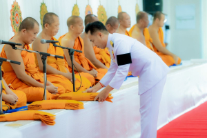 มรภ.เทพสตรี ร่วมพิธีถวายน้ำสรงพระศพเบื้องหน้าพระรูป สมเด็จพระเจ้าลูกเธอ เจ้าฟ้าพัชรกิติยาภาฯ น้อมรำลึกในพระกรุณาธิคุณ