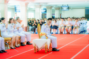 มรภ.เทพสตรี ร่วมพิธีถวายน้ำสรงพระศพเบื้องหน้าพระรูป สมเด็จพระเจ้าลูกเธอ เจ้าฟ้าพัชรกิติยาภาฯ น้อมรำลึกในพระกรุณาธิคุณ